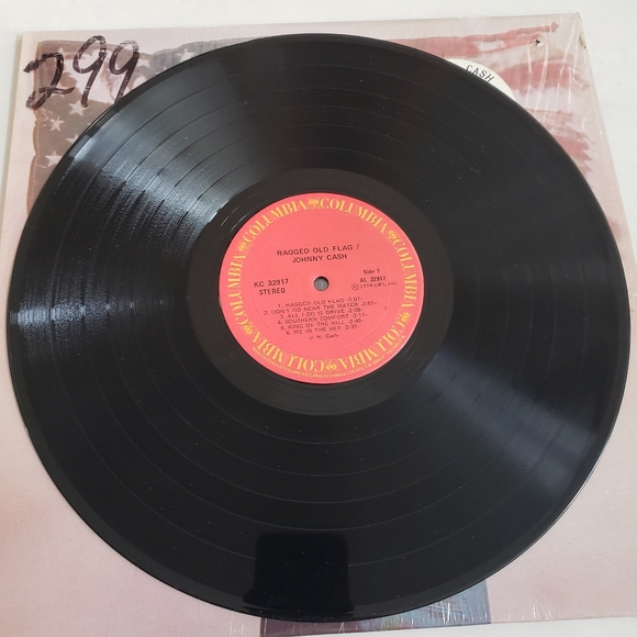 Ragged Old Flag by Johnny Cash vinyl 1974 - Picture 4 of 4